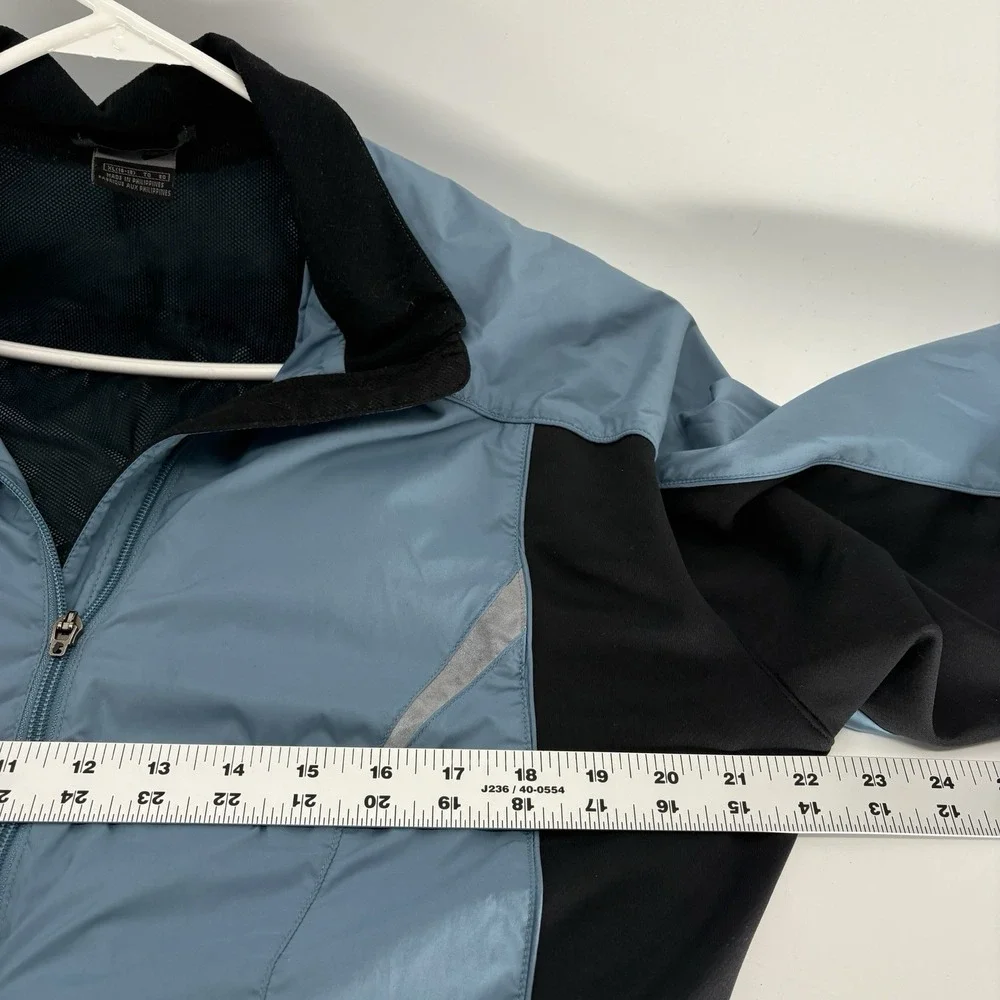 Vintage Nike Blue  Windbreaker Full Zip Jacket Ventilation Womens XL 16-18